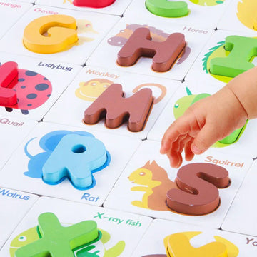Wooden Puzzle Board – Educational Toy for Kids 3+