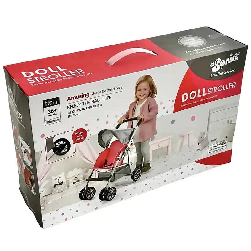Baby Stroller – Adjustable Handle Pushchair