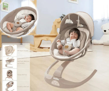 Baby Swing Cot – Gentle Rocking Cradle (B05D)