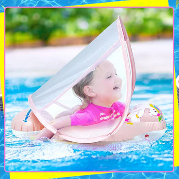 Baby Swimming Ring – Inflatable Float with Sunshade