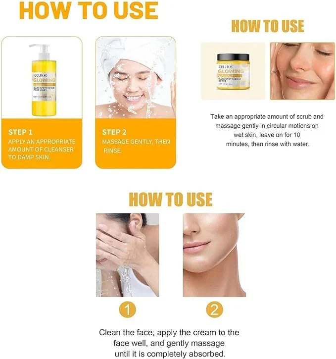 Eelhoe Turmeric Skin Care Set – Glow & Dark Spot Care