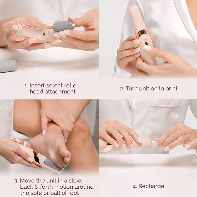 Electric Pedicure Foot File – Callus Remover