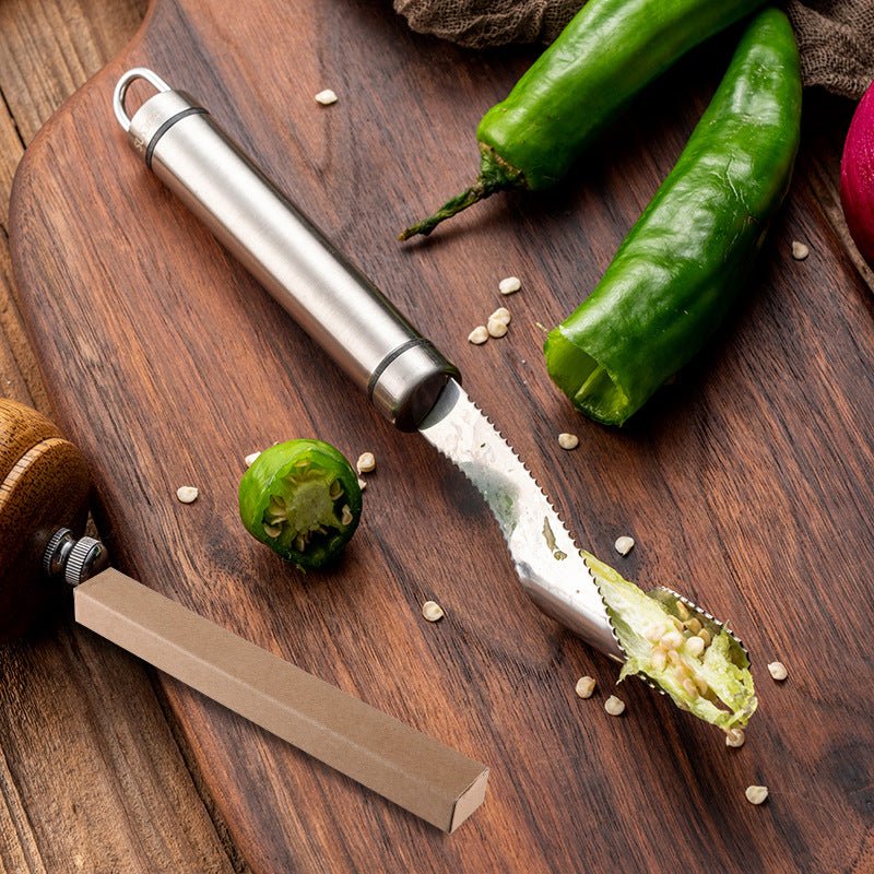 Pepper Corer Tool – Quick Seed Remover for Kitchen