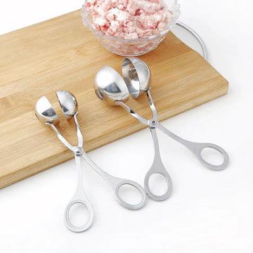 Stainless Steel Meatball Maker – Easy Shaping Tongs