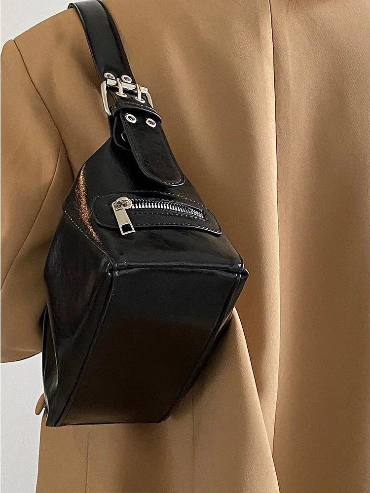 Retro Shoulder Bag – Soft PU Leather Women's Handbag